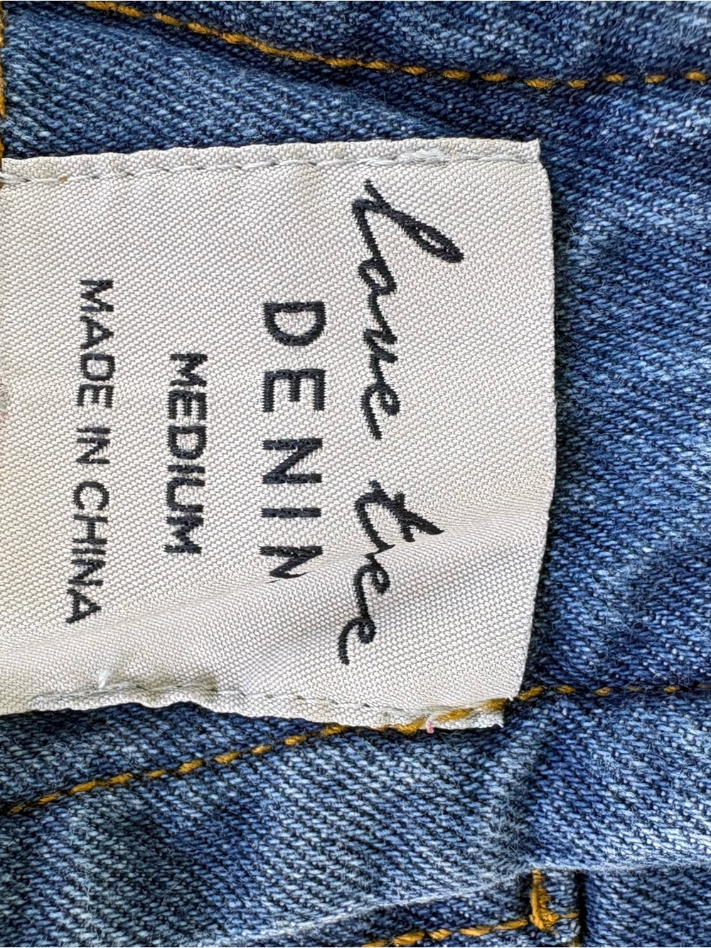 Love tree Denim woman’s  Light Blue Overalls Medium - Picture 9 of 9